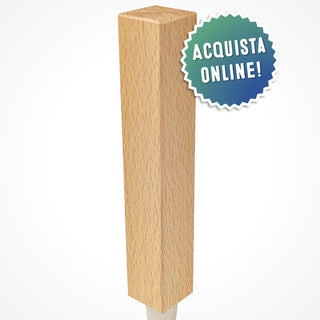 Maniglie per rubinetti in legno rettangolari semplici